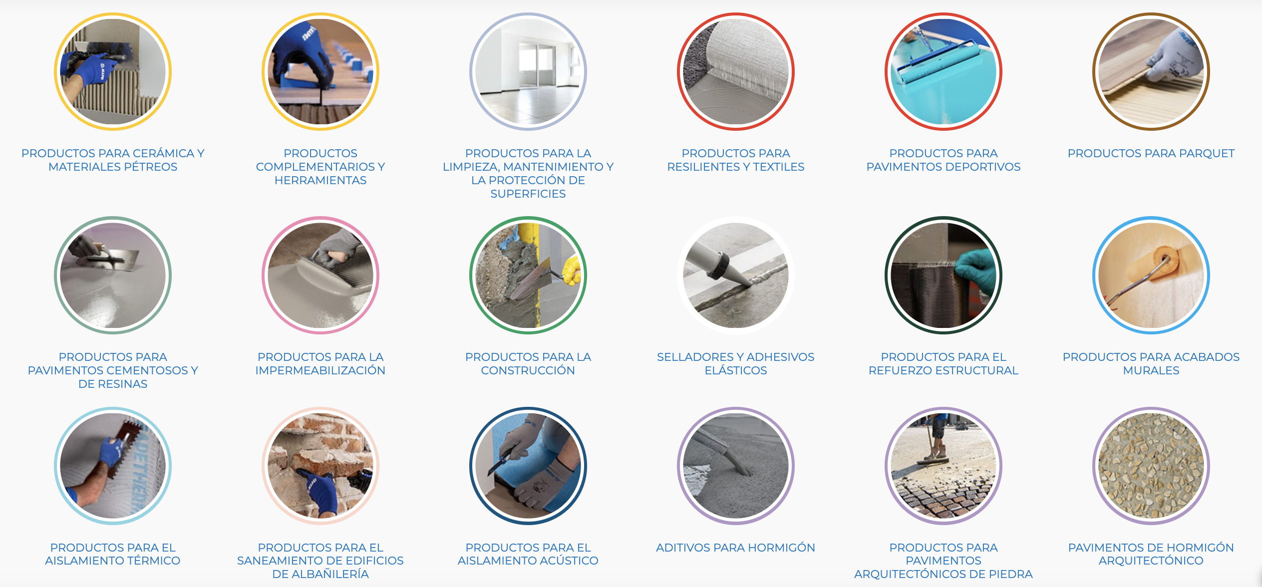 productos Mapei